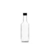 125ML Clear glass consol sauce bottle with a cap