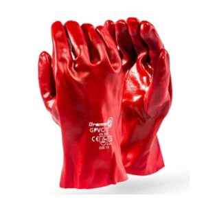 Red DYTEC PU coated gloves