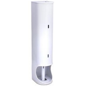 White toilet roll holder (TR5) ideal for schools, offices, shopping malls and hospitals