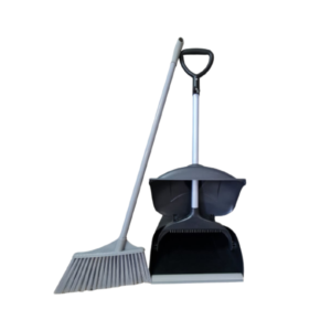 Heavy Duty Long Handle Dustpan & Broom With Hood whole set