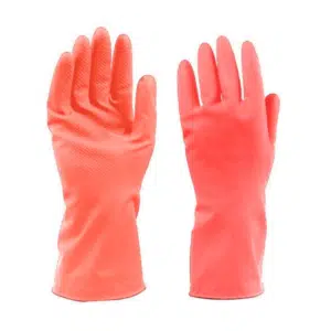 Rubber Household Gloves Pink