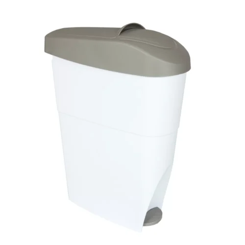 18L Foot Pedal She/Bin Sierra Grey-White
