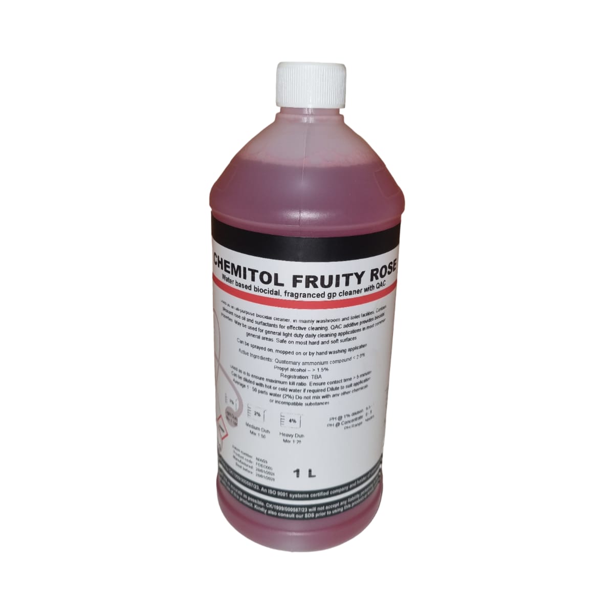Chemitol Fruity Rose QAC General Purpose Biocidal Cleaner 1L