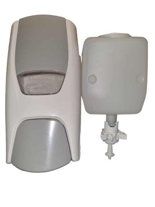 500ml Manual Soap Dispenser Sierra Grey-White