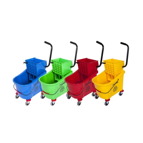 36L Mop Wringer with Bucket Trolley