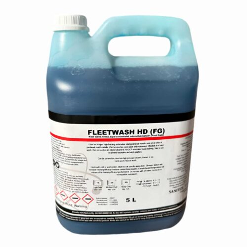 Fleetwash Food Grade Car / Truck Shampoo 5L