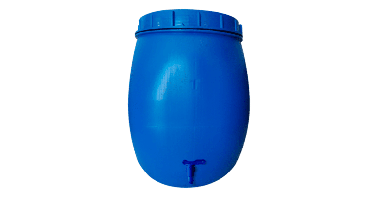 50L Drum – Open Head With Screw on Lid and Tap