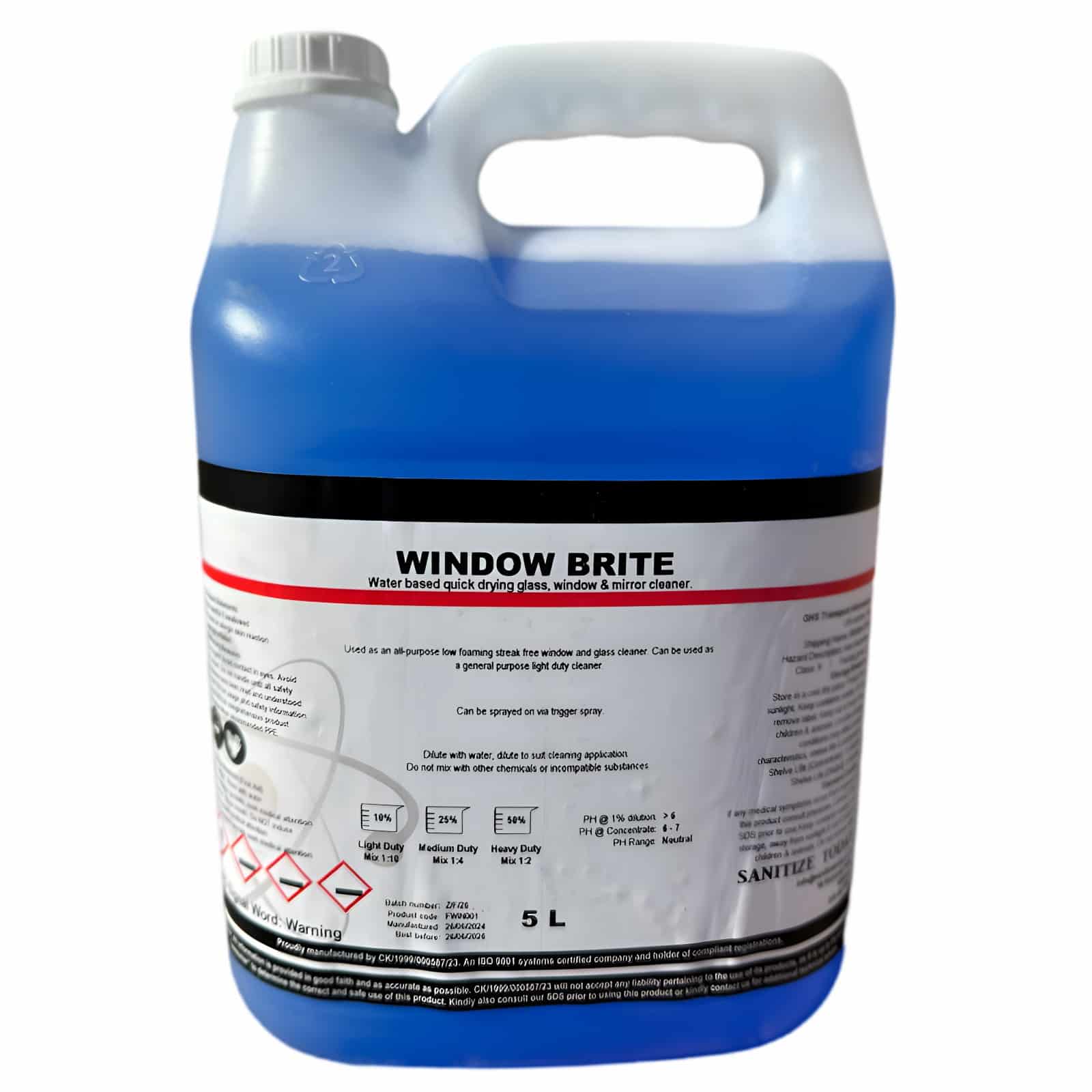 Window Brite 5L Window Cleaner