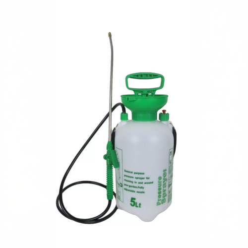 5L Pressure Sprayer for Fertilizing, Weed & Pest Control - Shoulder Straps & Pressure Release Valve