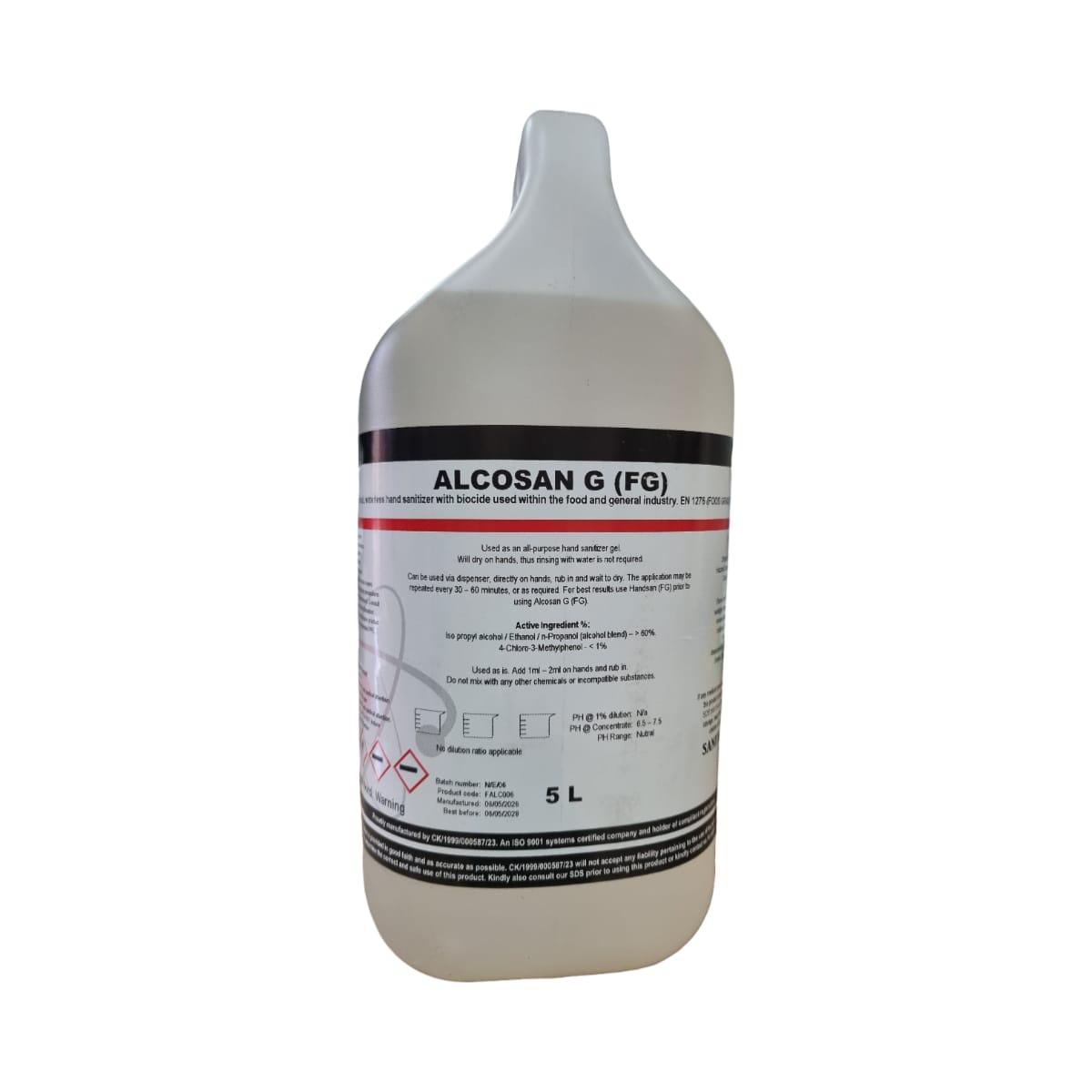 5l Gel Hand Sanitizer (FG)