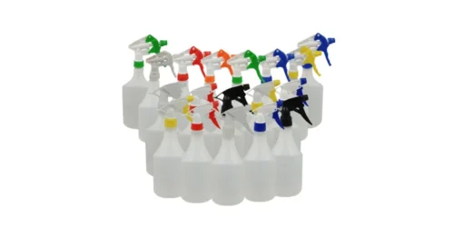 750ml Trigger Bell Bottle with Measurements – Various Colors - (10 Pack )