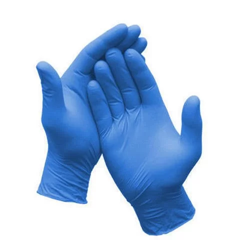 Powder-Free Blue Nitrile Gloves (Box of 100)