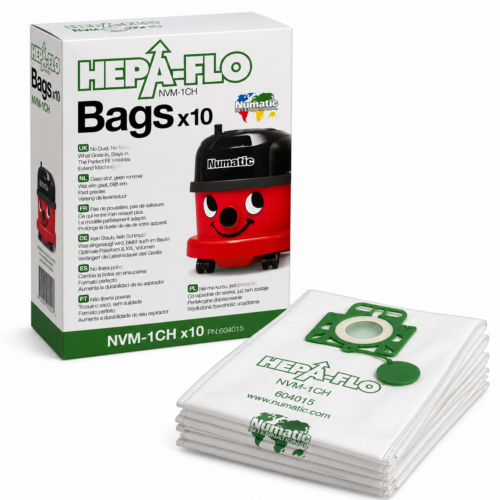 Numatic HepaFlo Vacuum Bags NVM-1CH – 10 Pack