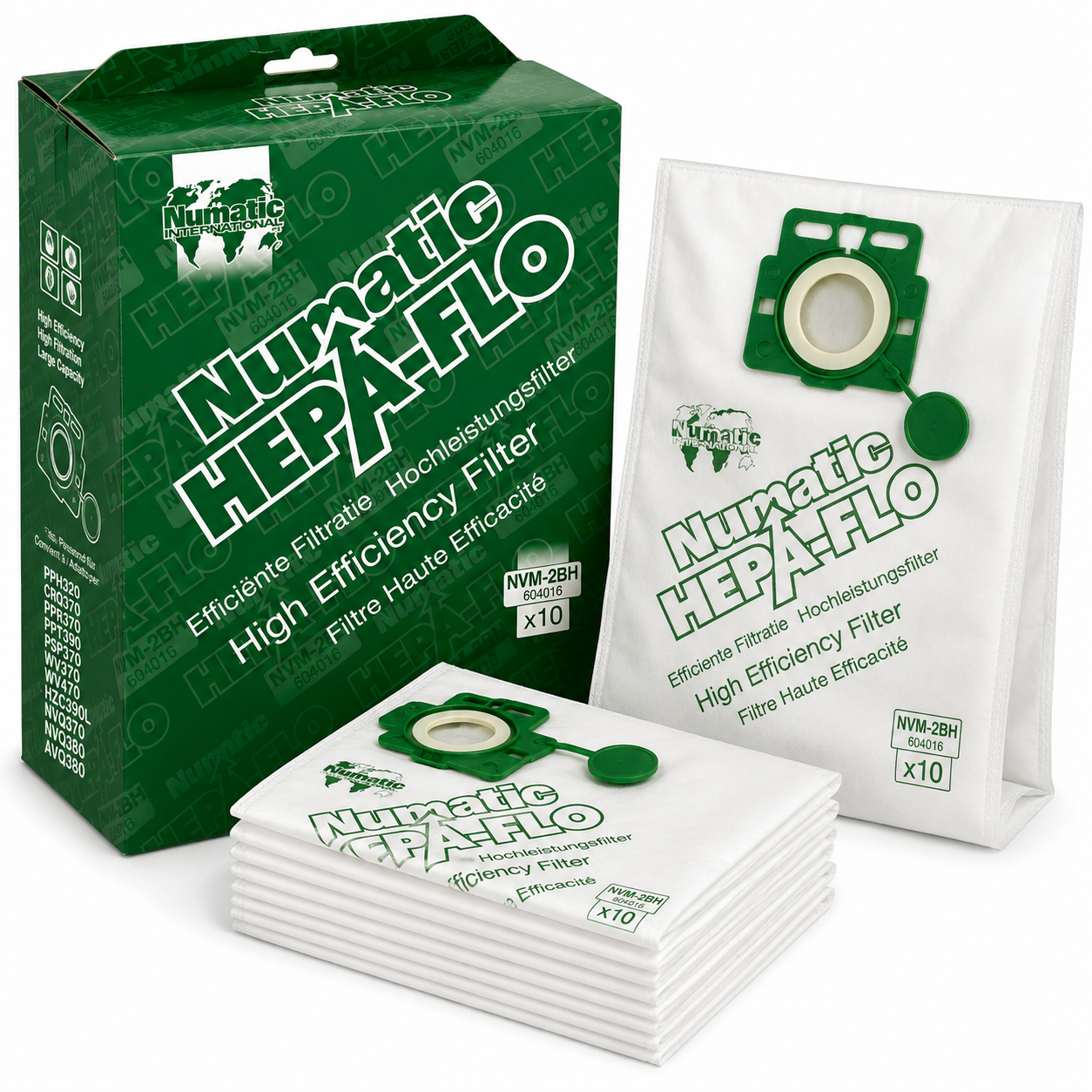Numatic HepaFlo NVM-2BH Vacuum Bags – 10 Pack - Image 2