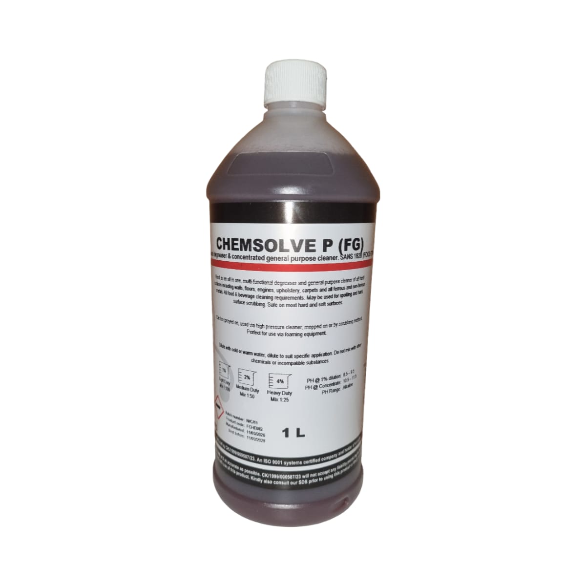 Chemsolve P General Purpose Food Grade Cleaner 1L