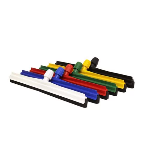 Double Blade Floor Squeegee & Handle Set