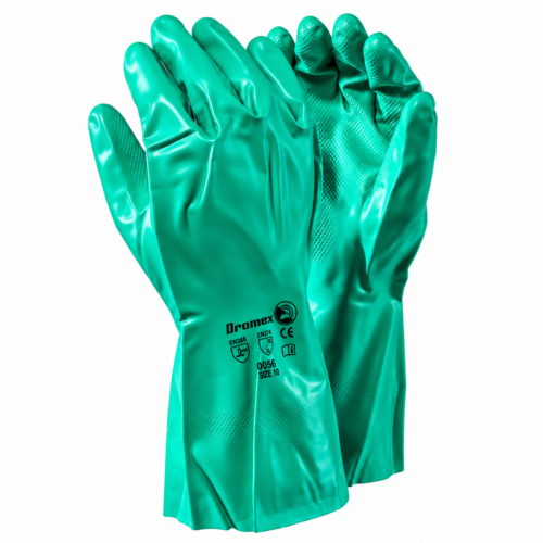 Nitrile Green Chemical Resistant Glove - Dromex