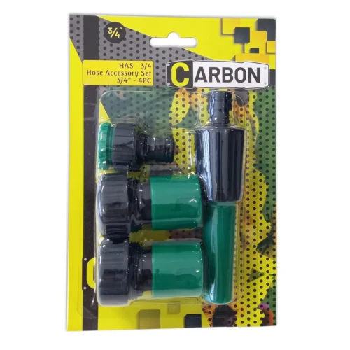 4 Piece Hose Accessory Set 3/4 inch