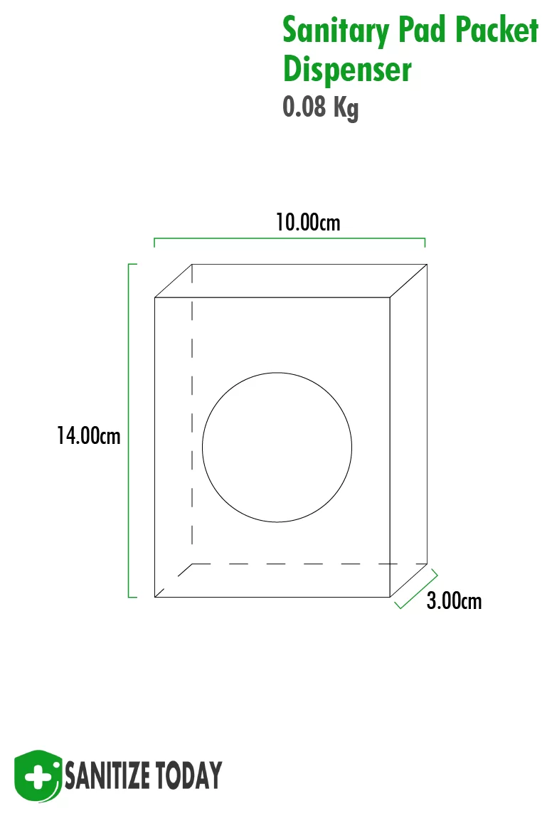 Sanitary Pad Packet Dispenser ( White) - Image 2
