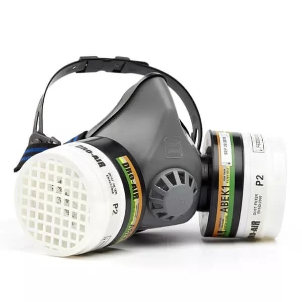 Dromex TPR Twin Half Respiratory Mask (Filters Not Included)