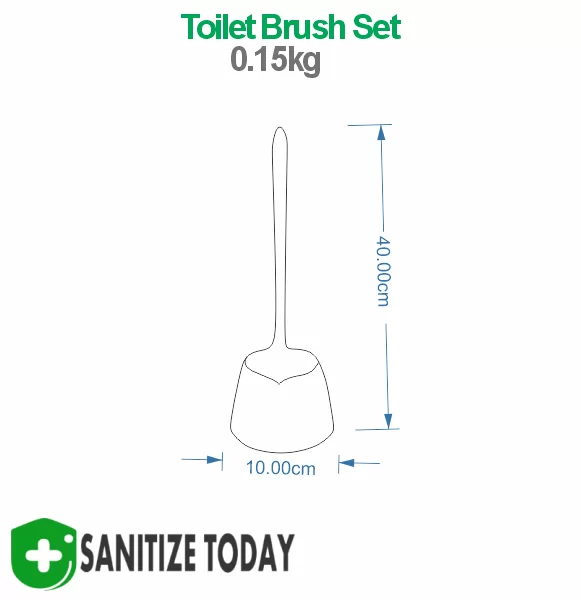 Toilet Brush Set Plastic (Round) - Image 3