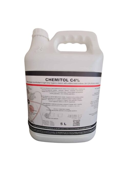 Surface Disinfectant/Fogging Solutions (Chemitol C4%)  EN1276