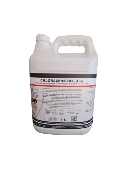 Chloralene DFL Liquid Foam Food Grade Disinfectant 5L