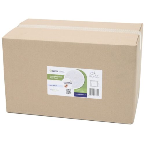 Laminated 2 Ply C Fold Hand Towels Size 240mm x 200mm (2400’s)
