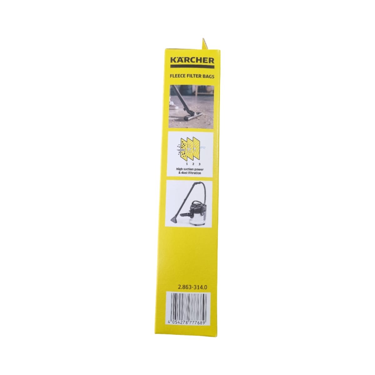 Kärcher KFI 357 Fleece Filter Bags 4 Pack - Image 2