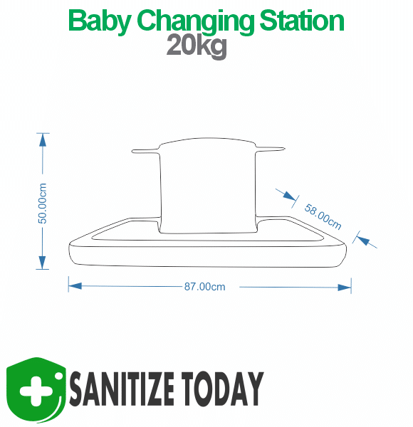 Baby Changing Station Wall Mounted Horizontal - Image 7