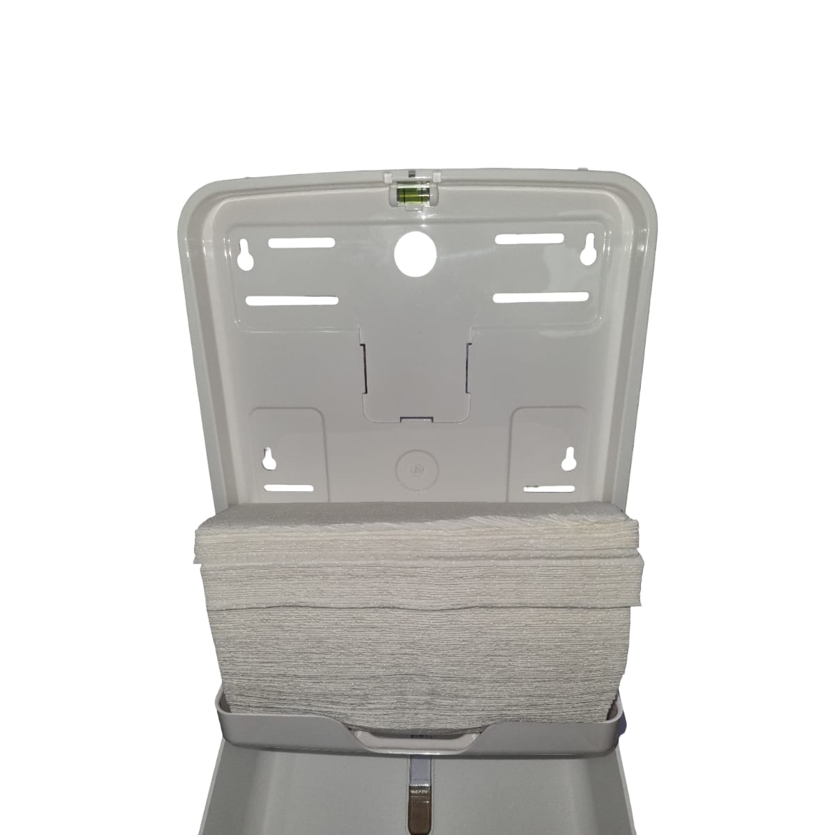 C Fold Paper Towel Dispenser Sierra Grey White - Image 2