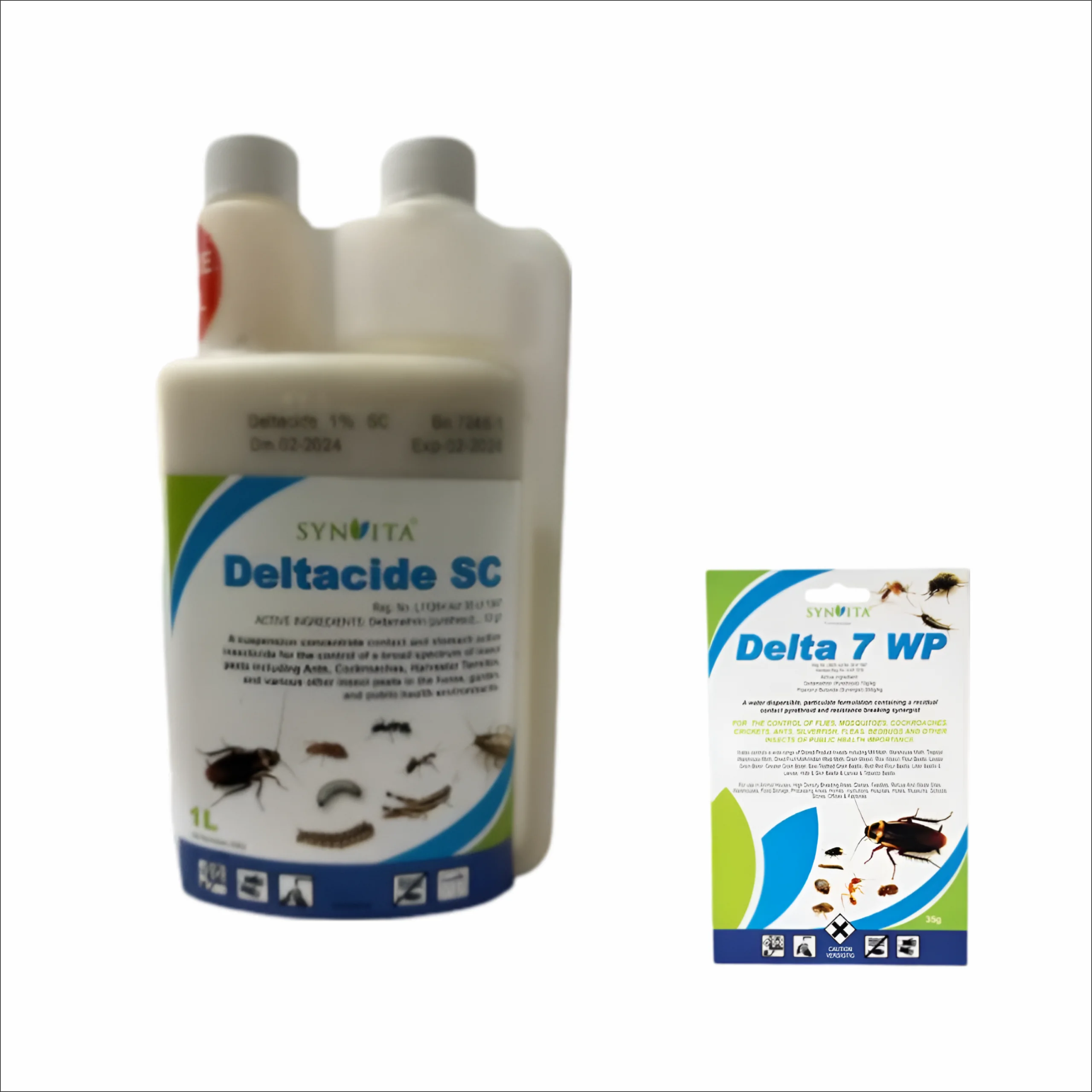 1 x Deltacide SC 1L + Delta 7 WP <br> (Cockroach & Ant Pesticide )