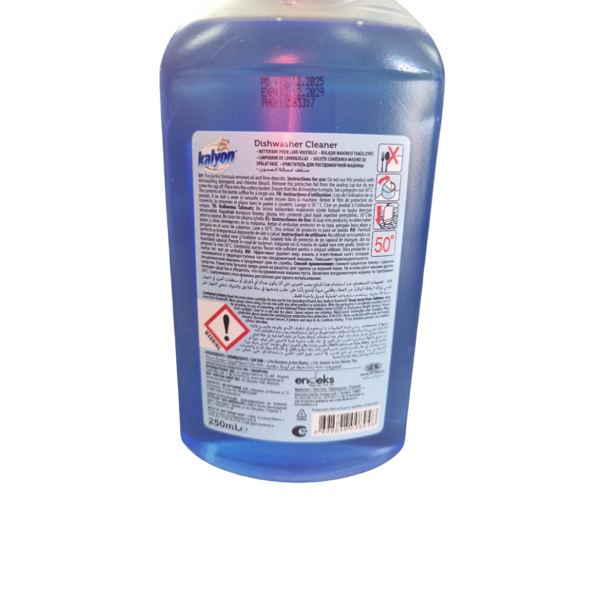 Dishwasher Cleaner 250ml Kalyon | Grease & Lime Remover - Image 2