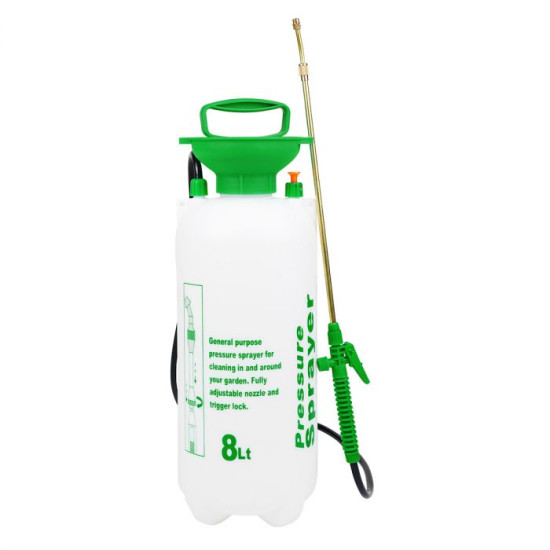 8L Pressure Sprayer for Fertilizing, Weed & Pest Control - Shoulder Straps & Pressure Release Valve - Image 3