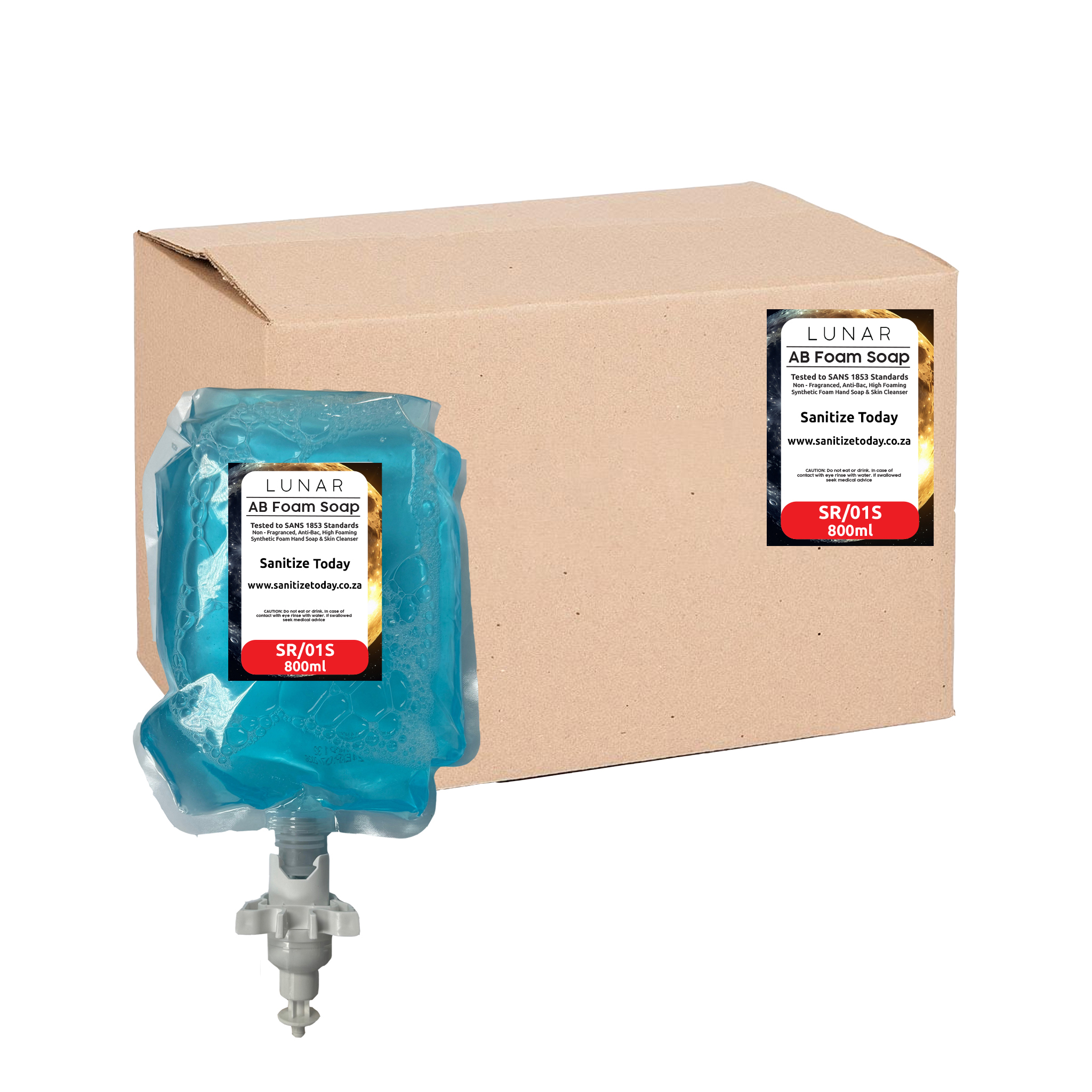 Foam Soap Sachet Refill – Antibacterial 800ml